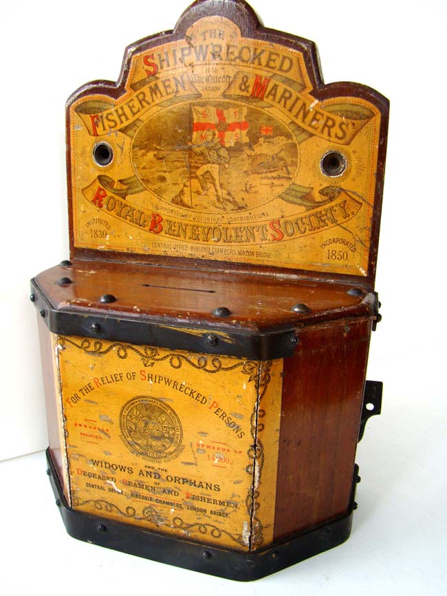 A RARE "Shipwrecked Fishermen and Mariners' Society" Collecting box circa 1860 — image 5